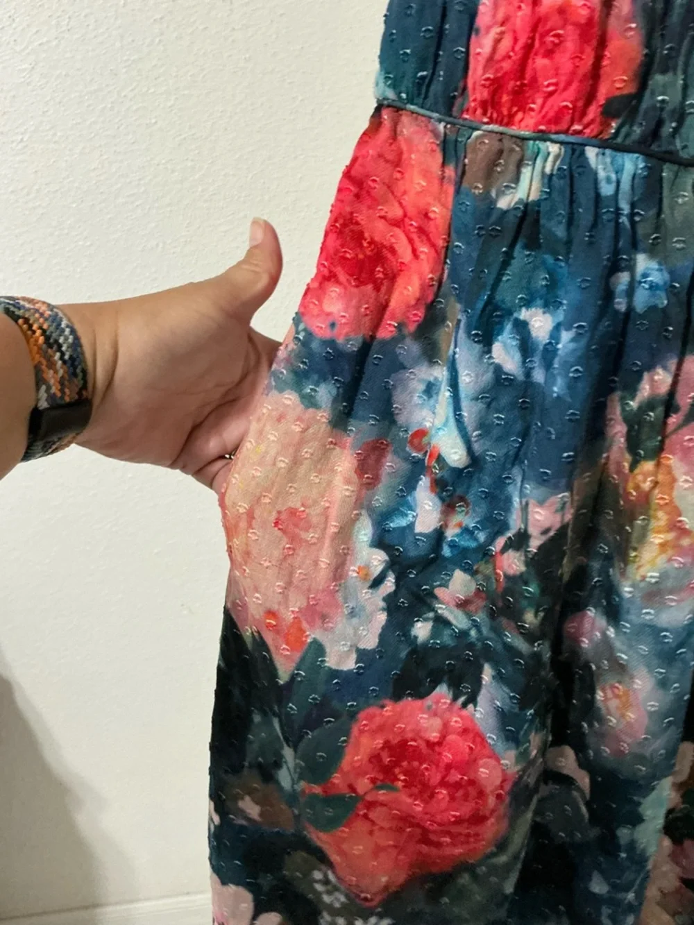 EUC Anthropologie The Peregrine Jumpsuit: Printed Eyelet Edition Size Small - Picture 8 of 16